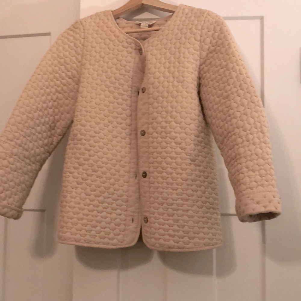 Muted Pink Quilted jacket 100%Cotton.